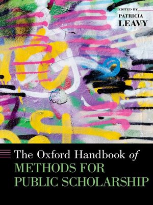 cover image of The Oxford Handbook of Methods for Public Scholarship